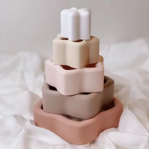 Jouet en silicone à empiler