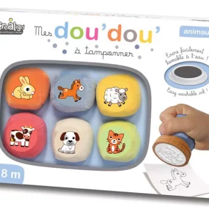 Coffret Dou’dou’ animaux à tamponner _ Créa Lign’