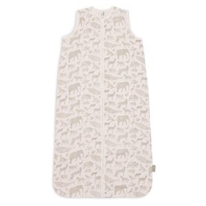 Gigoteuse légère en gaze de coton Animals Nougat 110cm