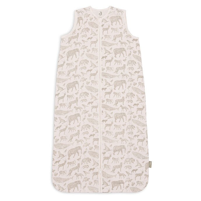 Gigoteuse légère en gaze de coton Animals Nougat 110cm