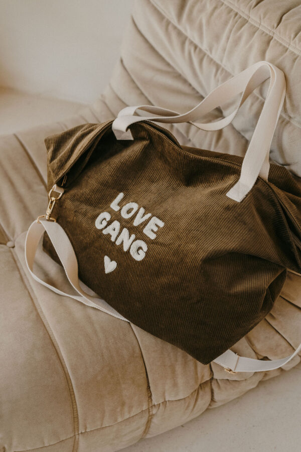Sac XL velours Love Gang Zakuw