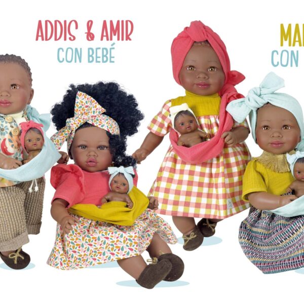 Poupée Addis et son bébé – Image 7