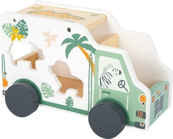 Camion formes et animaux en bois Safari – Image 3