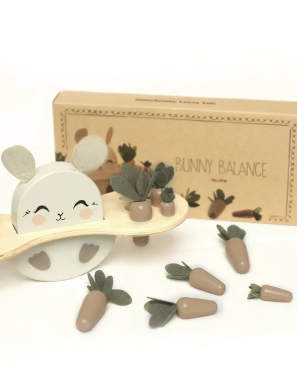 Bunny balance puzzle en bois Mrs Ertha