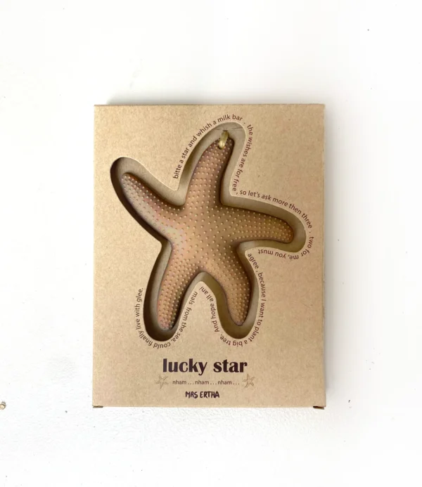 Anneau de dentition Lucky Star Taupe