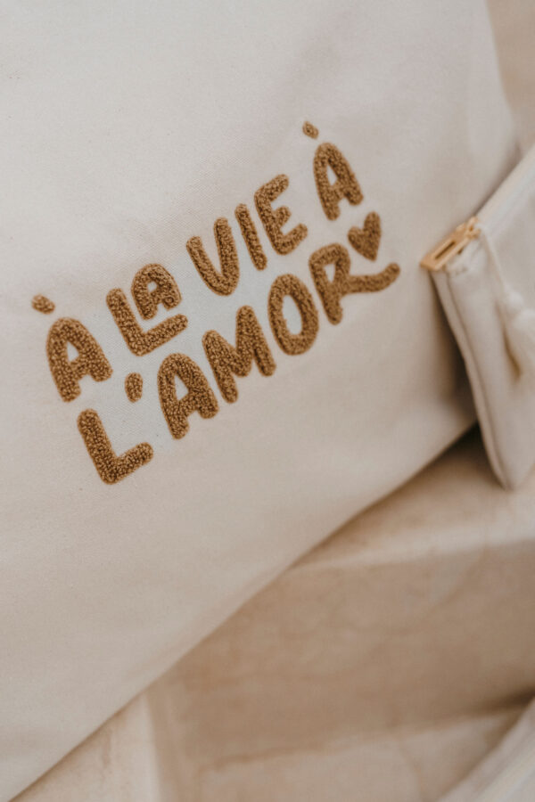 Sac cabas XL - À la vie à l’amor ( nouveau design) – Image 3