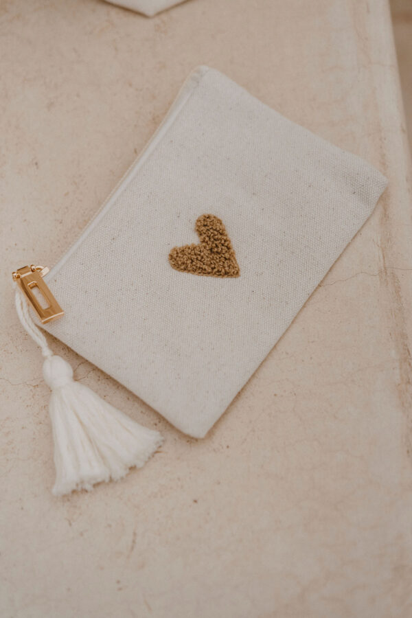 Porte-monnaie Love Beige – Image 3