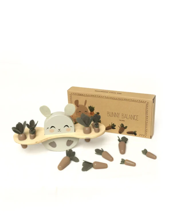 Bunny balance puzzle en bois Mrs Ertha – Image 2