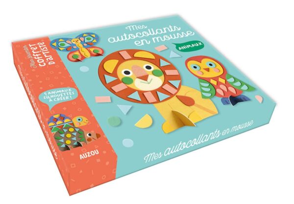 Mon coffret d'artiste - Mes autocollants en mousse Animaux