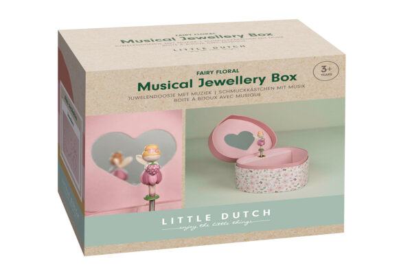 Boîte à bijoux musicale coeur Little Dutch – Image 4