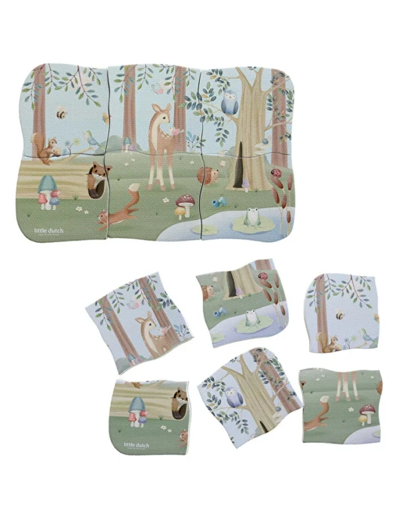 Puzzle de bain en mousse Forest Friends