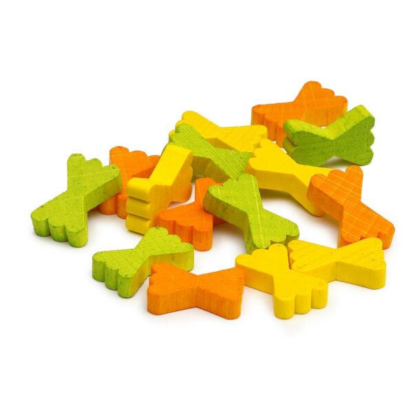 Boîte de pâtes Farfalle en bois Erzi – Image 2