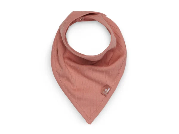 Bavoir bandana Basic Stripe Rosewood - 2 Unités – Image 4