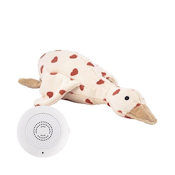 Peluche bruit blanc Liva l’oie "COEUR" Edition limitée RECHARGEABLE – Image 2