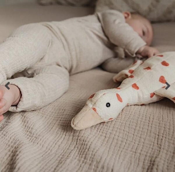 Peluche bruit blanc Liva l’oie "COEUR" Edition limitée RECHARGEABLE – Image 5