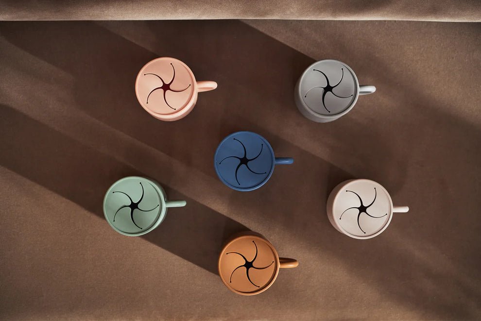 Gobelet à goûter avec couvercle silicone Jeans Blue – Image 5