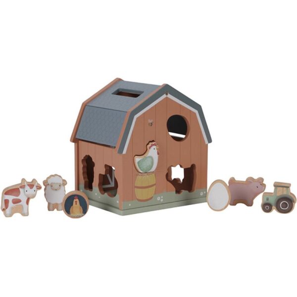 Boîte à formes en bois Little Farm – Image 4