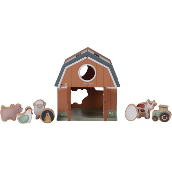 Boîte à formes en bois Little Farm – Image 5