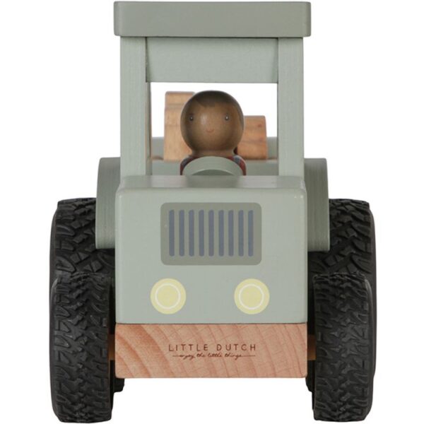 Tracteur avec remorque en bois Little Farm – Image 4