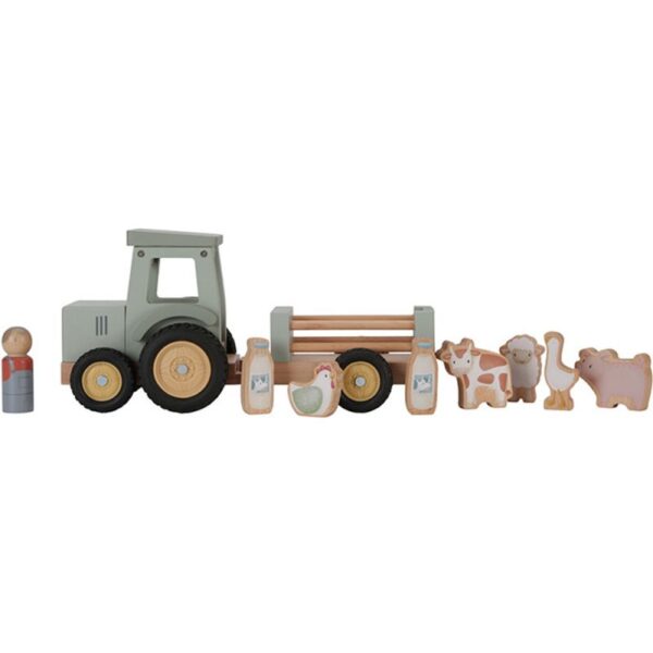 Tracteur avec remorque en bois Little Farm – Image 5