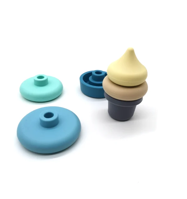 Glace empilable en silicone – Image 2