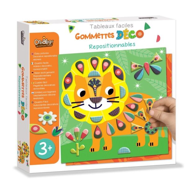Gommettes repositionnables "dans ma savane"