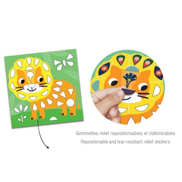 Gommettes repositionnables "dans ma savane" – Image 4