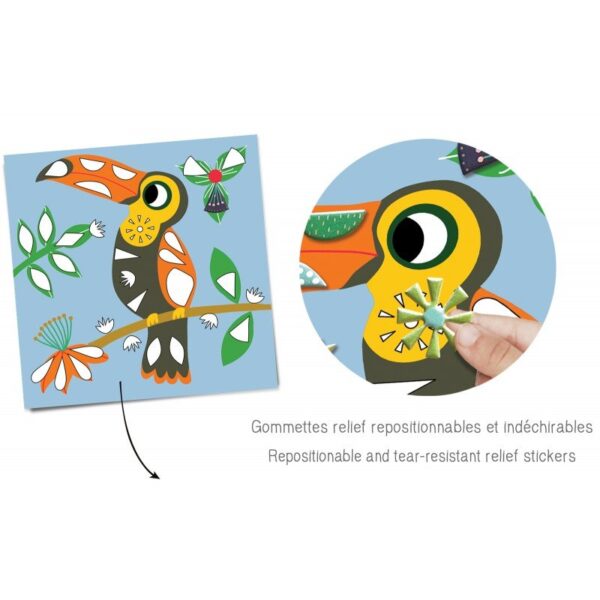 Gommettes repositionnables "dans mon arbre" – Image 2