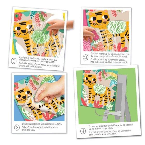 Pochoirs motifs couleurs de la jungle – Image 5