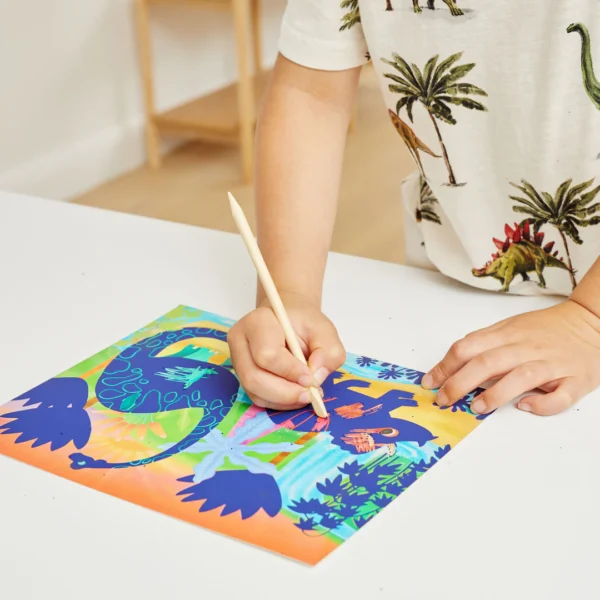 Cartes a gratter Scratch Art dinosaures – Image 6