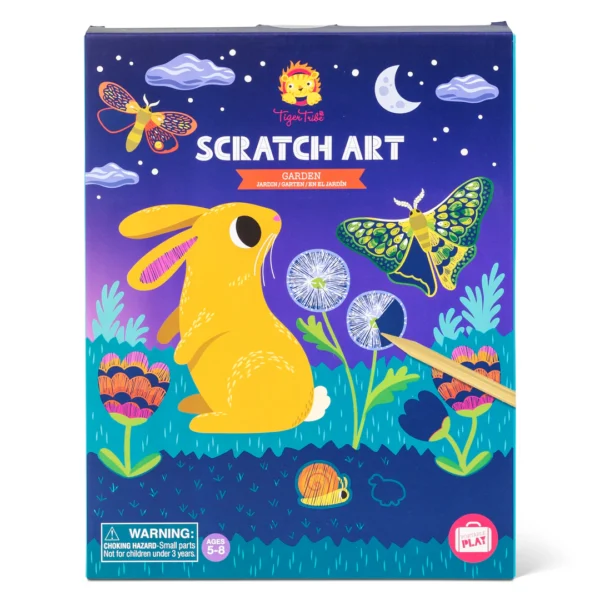 Cartes a gratter Scratch Art Jardin