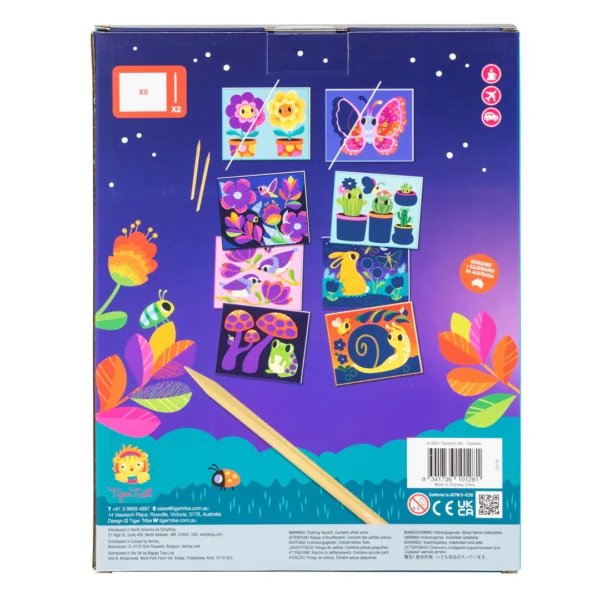 Cartes a gratter Scratch Art Jardin – Image 7