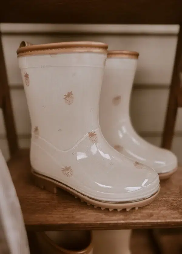 Bottes de pluie Mrs Ertha - Strawberries mood PRÉCOMMANDE