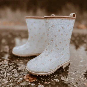 Bottes de pluie Mrs Ertha - Flower Buds paillettes PRÉCOMMANDE