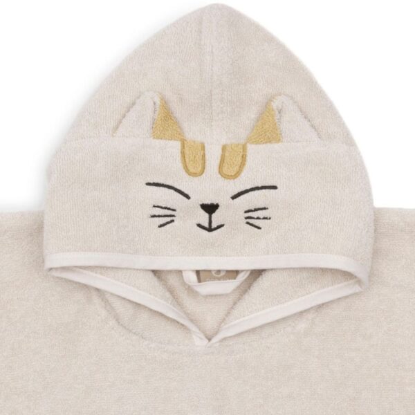 Poncho de bain éponge Charlie le chat – Image 2