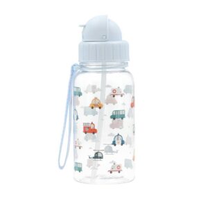 Gourde avec paille City Cars personnalisable