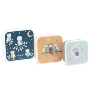 Lot de 3 boîtes à goûter Forêt magique