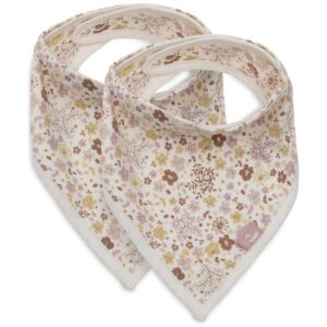 Lot de 2 bavoirs bandana Flower Fairies