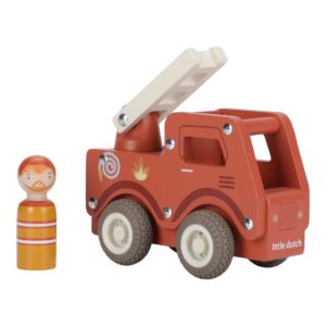 Camion de pompier en bois FSC
