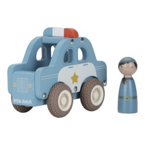 Voiture de police en bois FSC