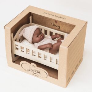 Poupon Lupitas 20 cm et son lit - Jinny - Bouquet Silhouette