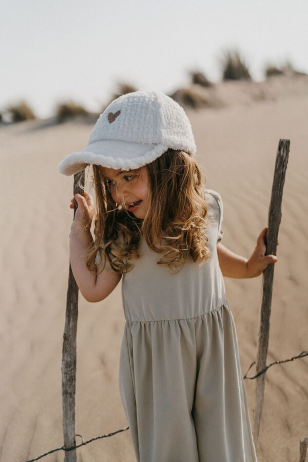 Casquette enfant Love Blanc – Image 3