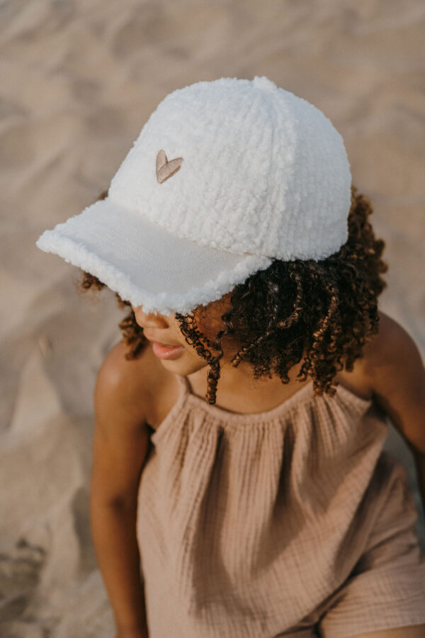 Casquette enfant Love Blanc – Image 4