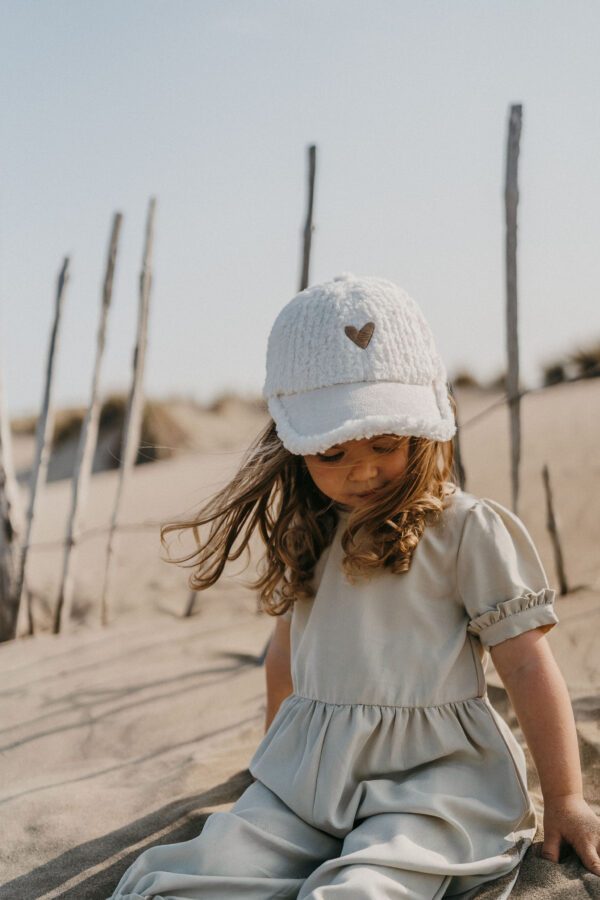 Casquette enfant Love Blanc – Image 5