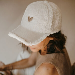 Casquette adulte Love Blanc
