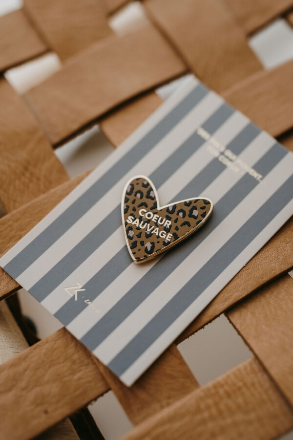 Pin’s coeur Sauvage – Image 3