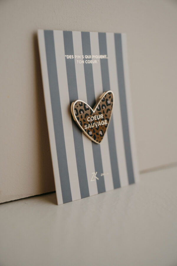 Pin’s coeur Sauvage – Image 4