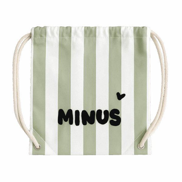 Sac à cordons « minus » vert – Image 2