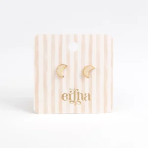 Boucles d’oreilles à tige Shiny Moon