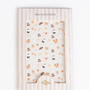 Autocollants 3D pour ongles pour enfants - Noeuds